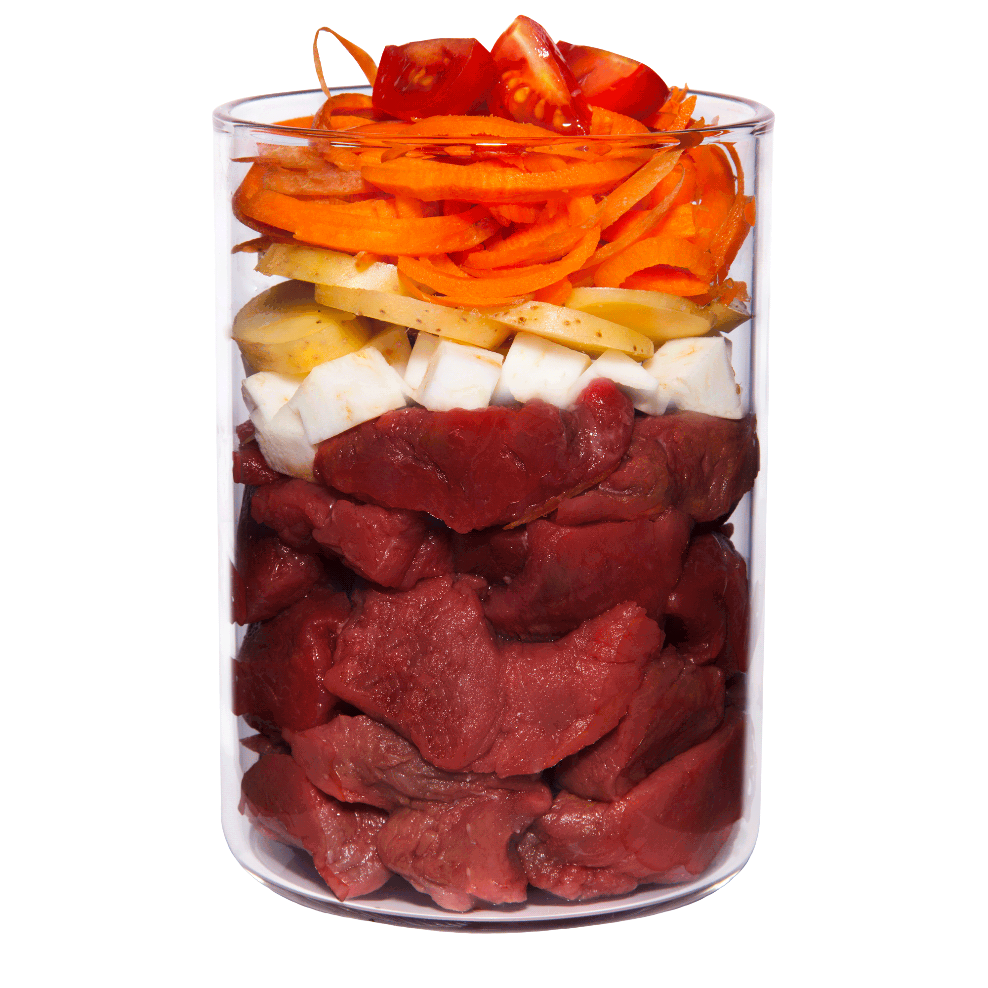 Wild mit Tomate, Apfel und Gesundheitskräutern