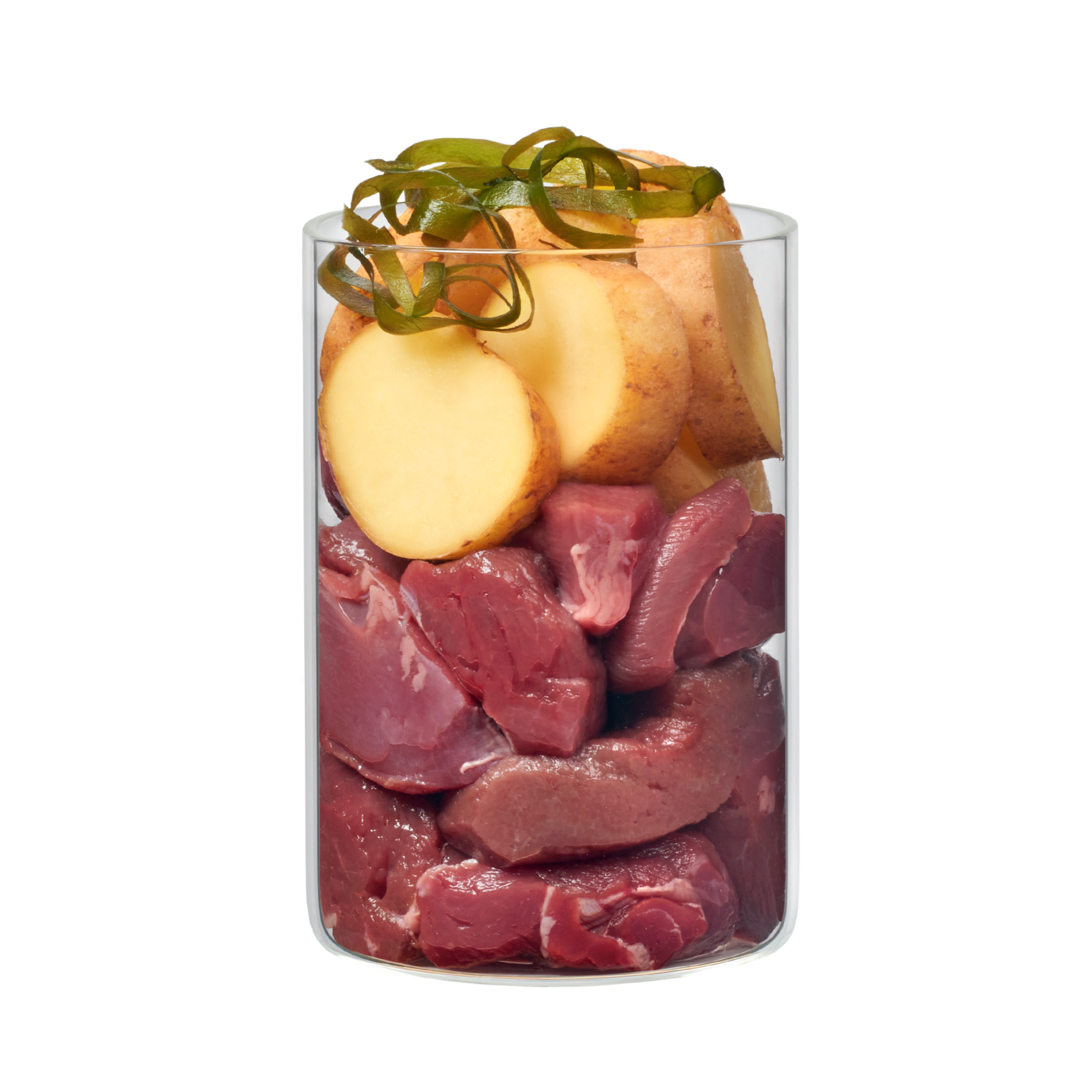 Antilope mit Kartoffel