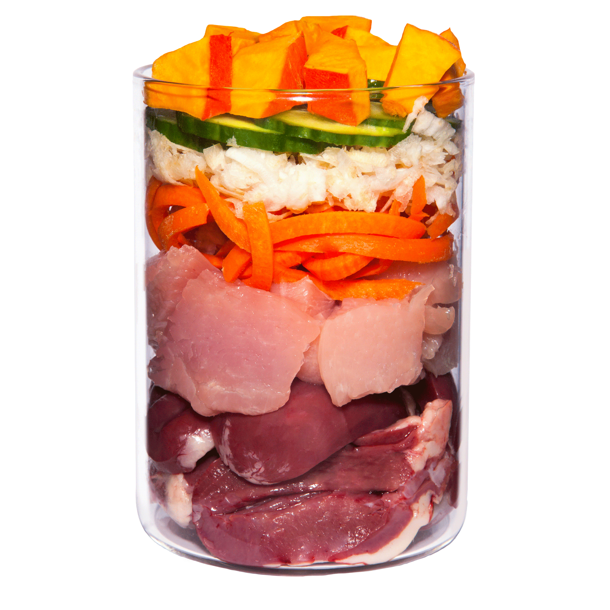 Pute mit Sellerie, Kürbis und Brunnenkresse