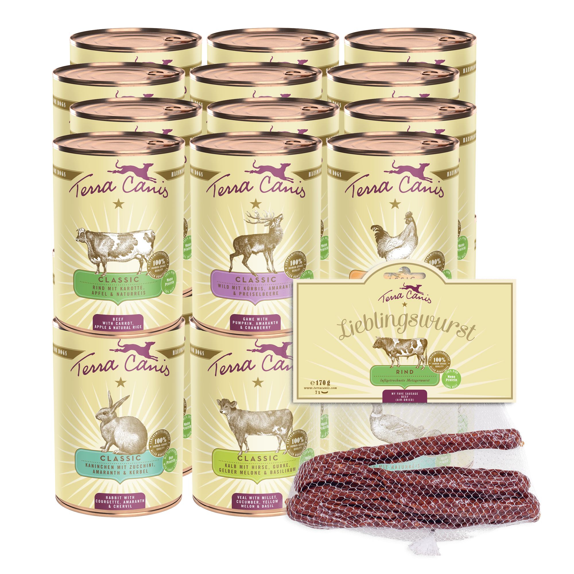 Gourmetpaket L - 24x 400g